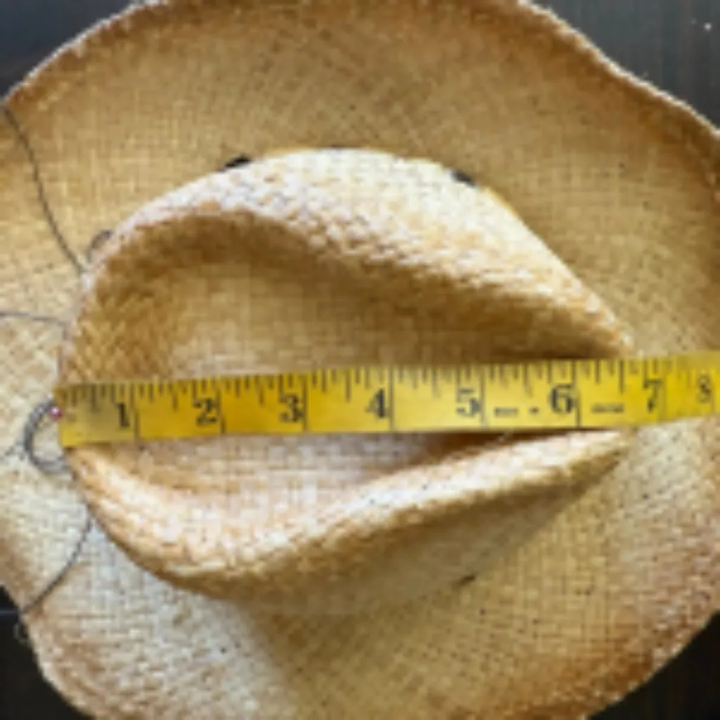 Handwoven Straw Cowboy Hat Western - Image 9
