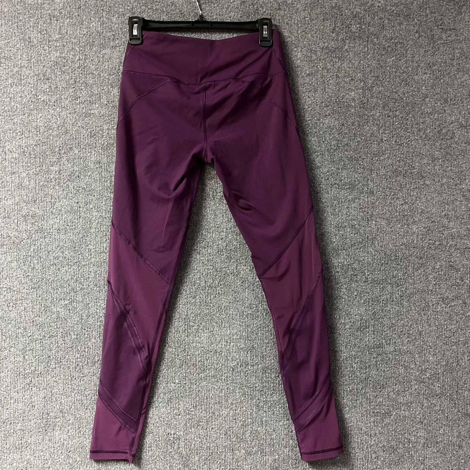 Victoria's Secret Sport Leggings Womens Small Purple Mesh Detail Workout Yoga‎ - Image 7