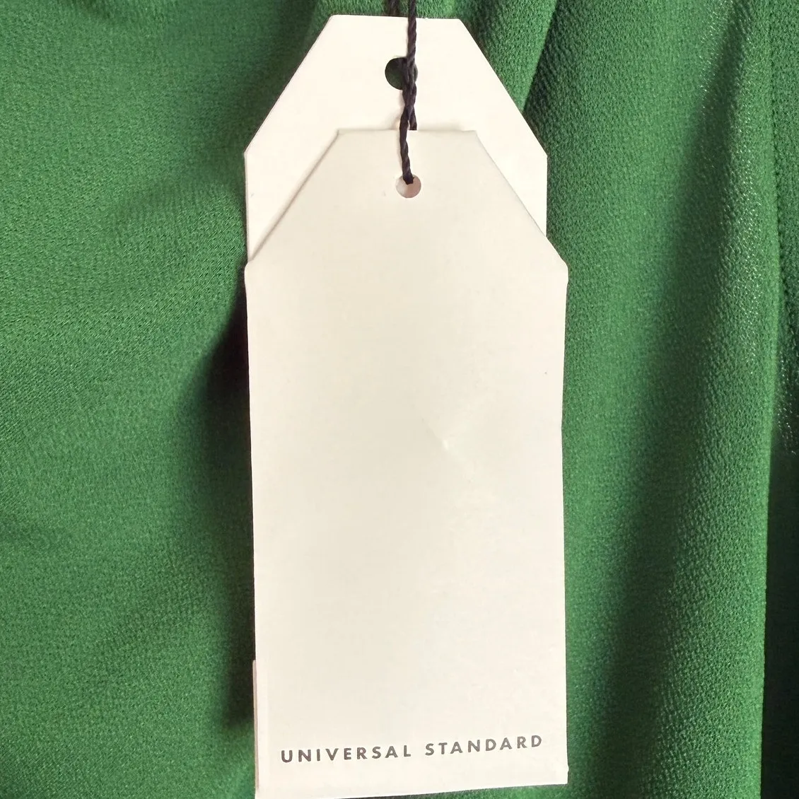 NWT Universal Standard XS Crepe Jersey Cowl Tank Top Blouse Kelly Green Career - Image 7