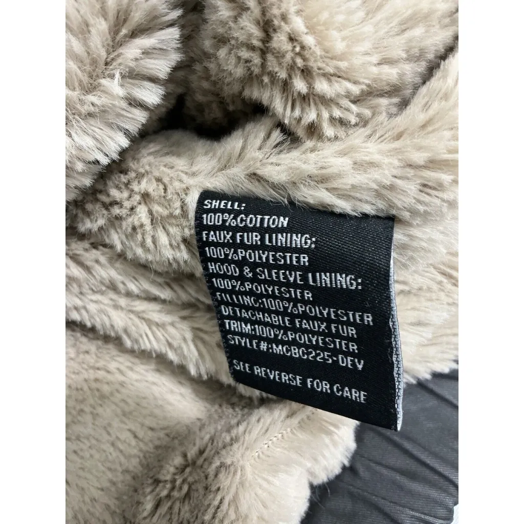 Womans Be Boundless Large Black Lined Hooded Coat - Image 4