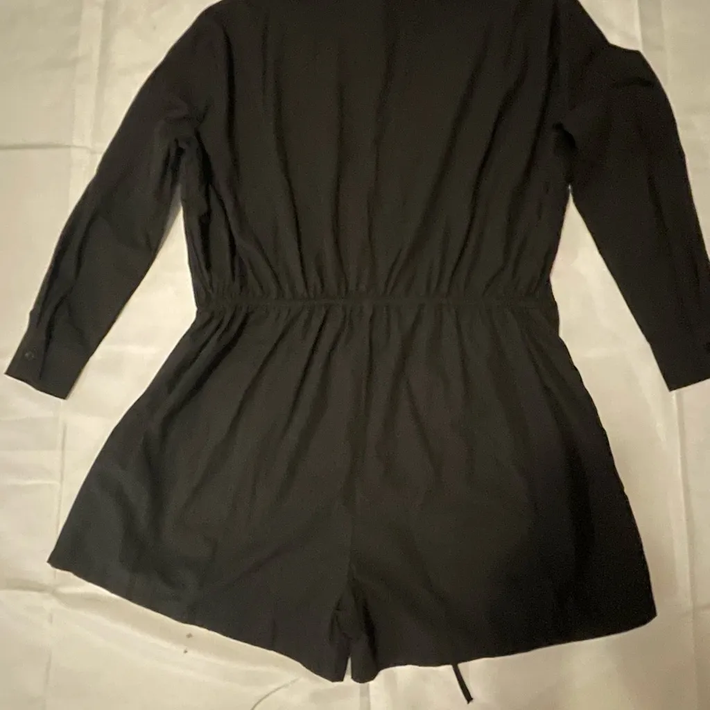 Princess Polly Elegant Black Romper - Image 3