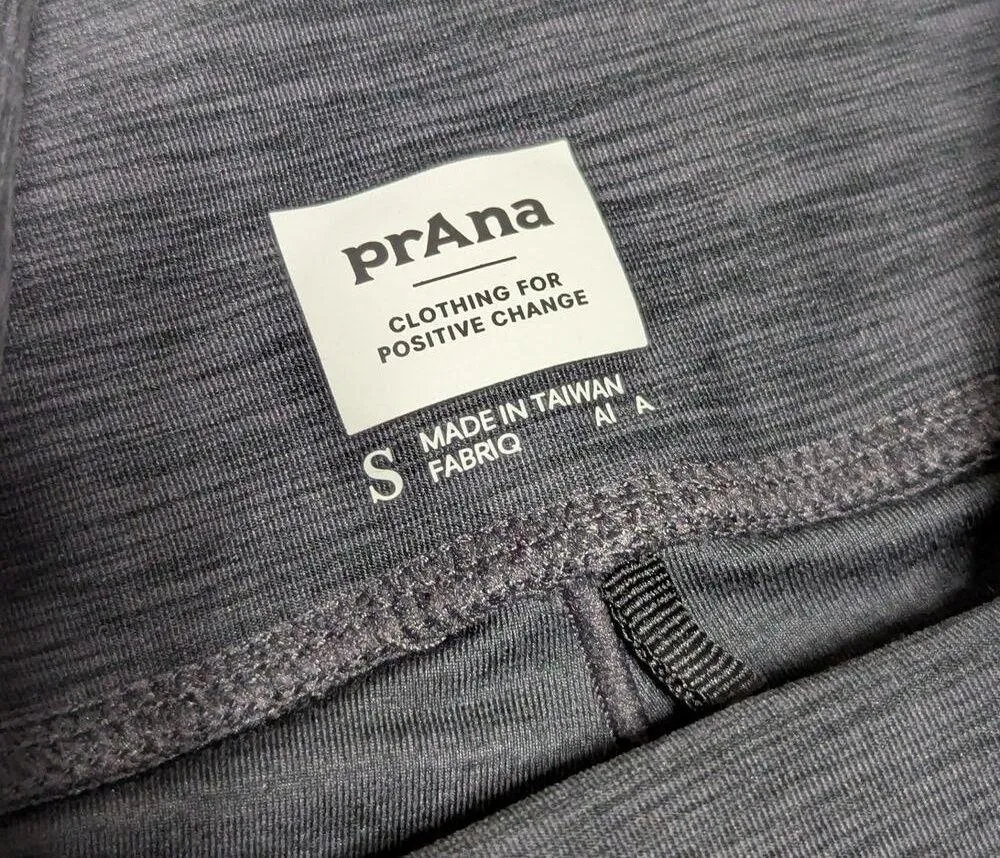 PrAna Kimble Capri Leggings Dark Gray Black Heather Womens Small Activewear Gym - Image 7