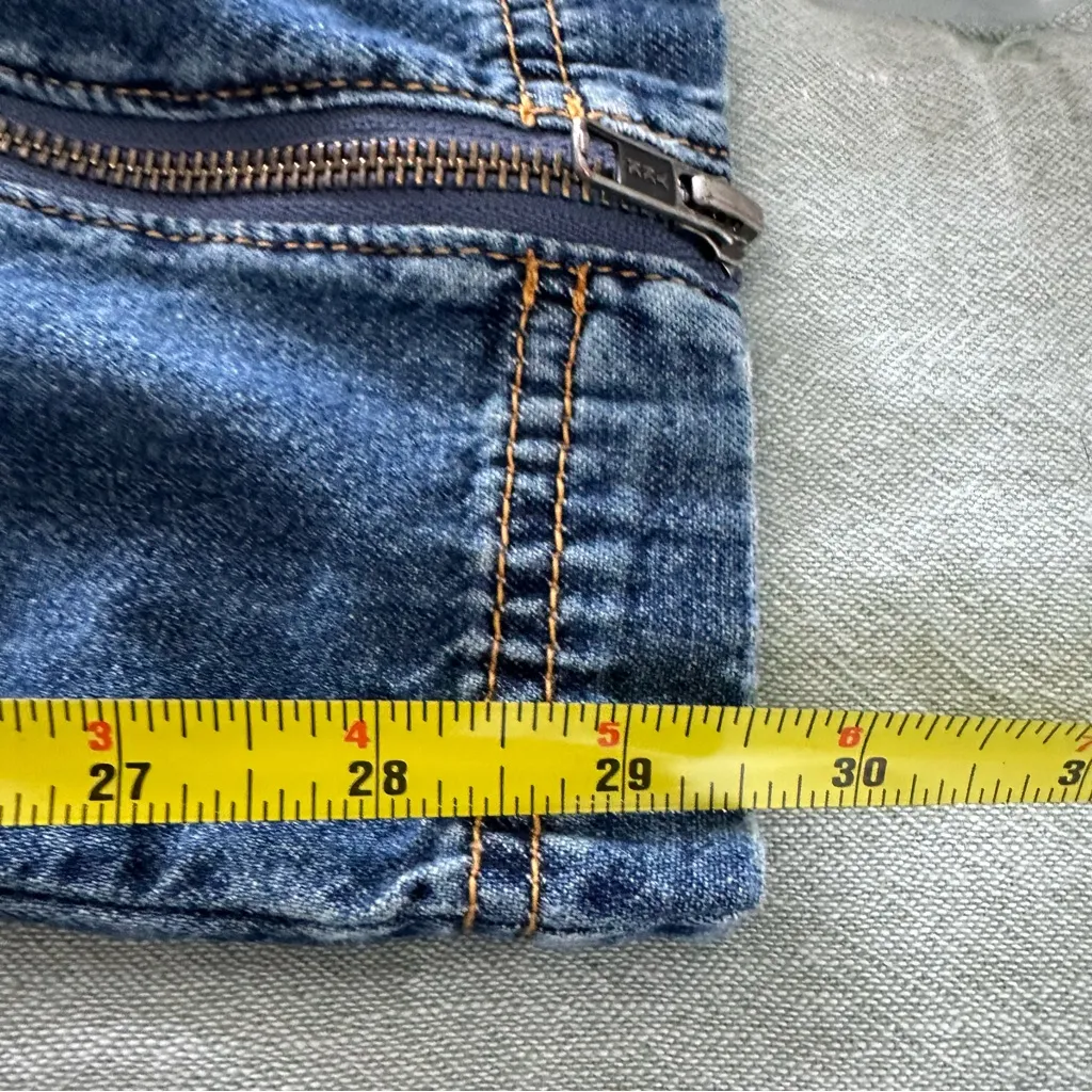 One Teaspoon Women’s Cargo Denim Jeans Size 0/25 - Image 9