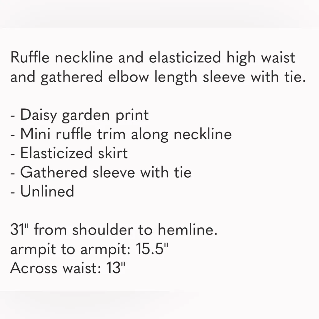 For Love & Lemons Sylvia Puff Sleeve Mini Dress Size S flower print multicolor - Image 4