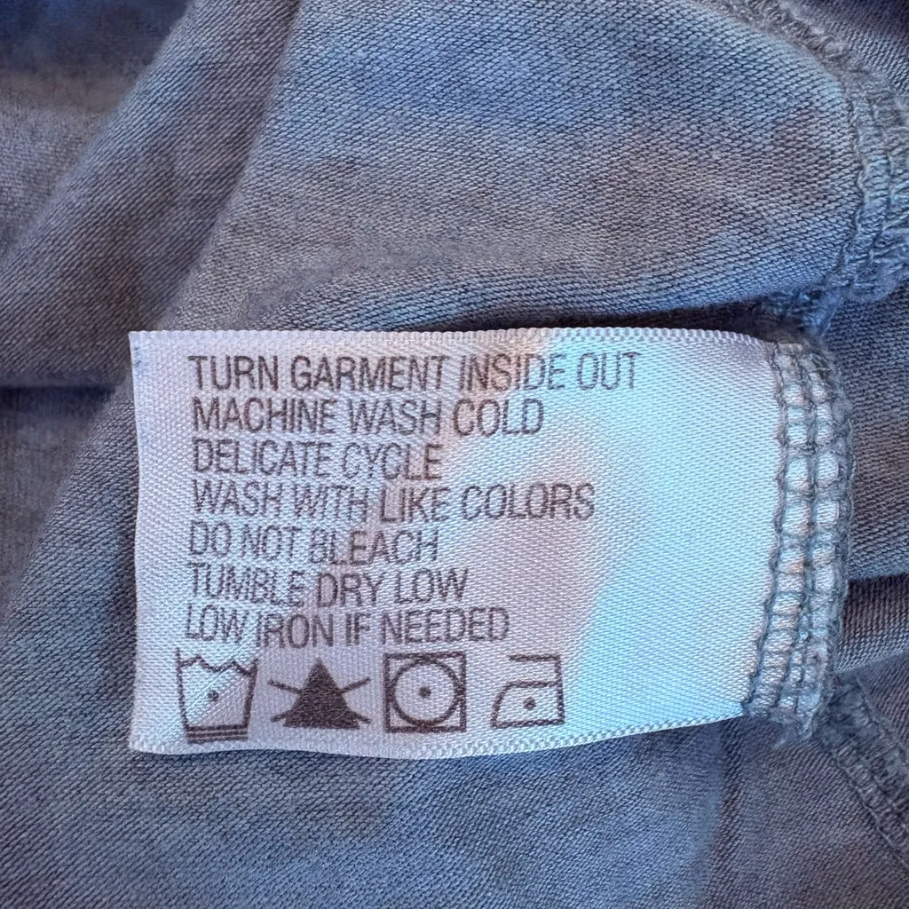 Orvis Heather Gray Blue Perfect turtle neck - Image 4