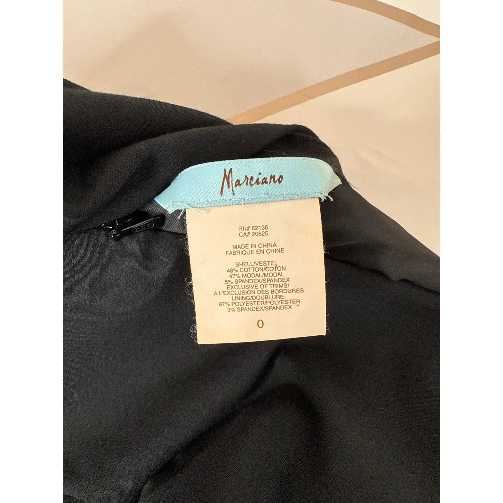 Marciano Black Bodycon Mini Dress Stretch High Neck Sleeveless Bodyfit Party 0 - Image 7