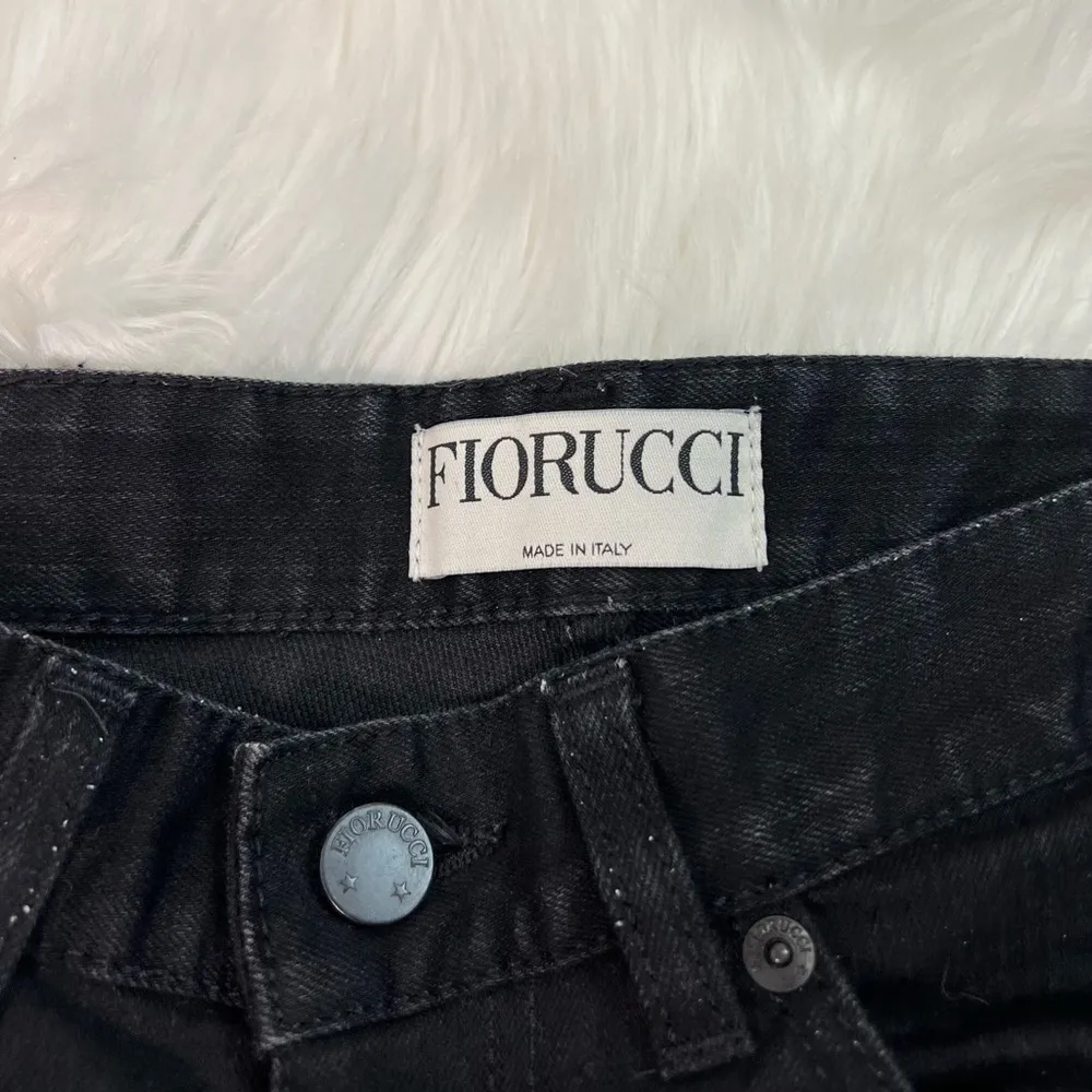 Fiorucci Black Yves Cropped Jeans - Image 7