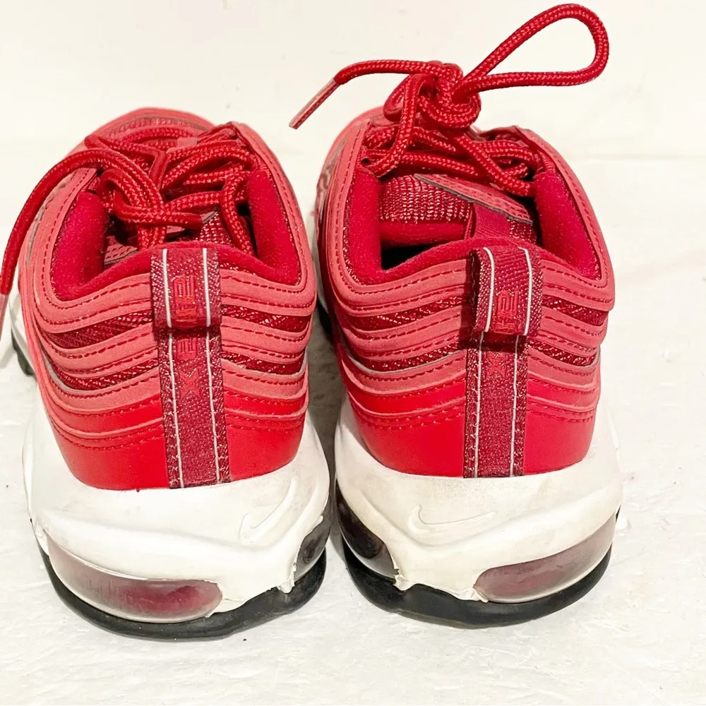 Nike Womens Size 7 Sportswear W Air Max 97 University Red Black CQ9896-600 - Image 5