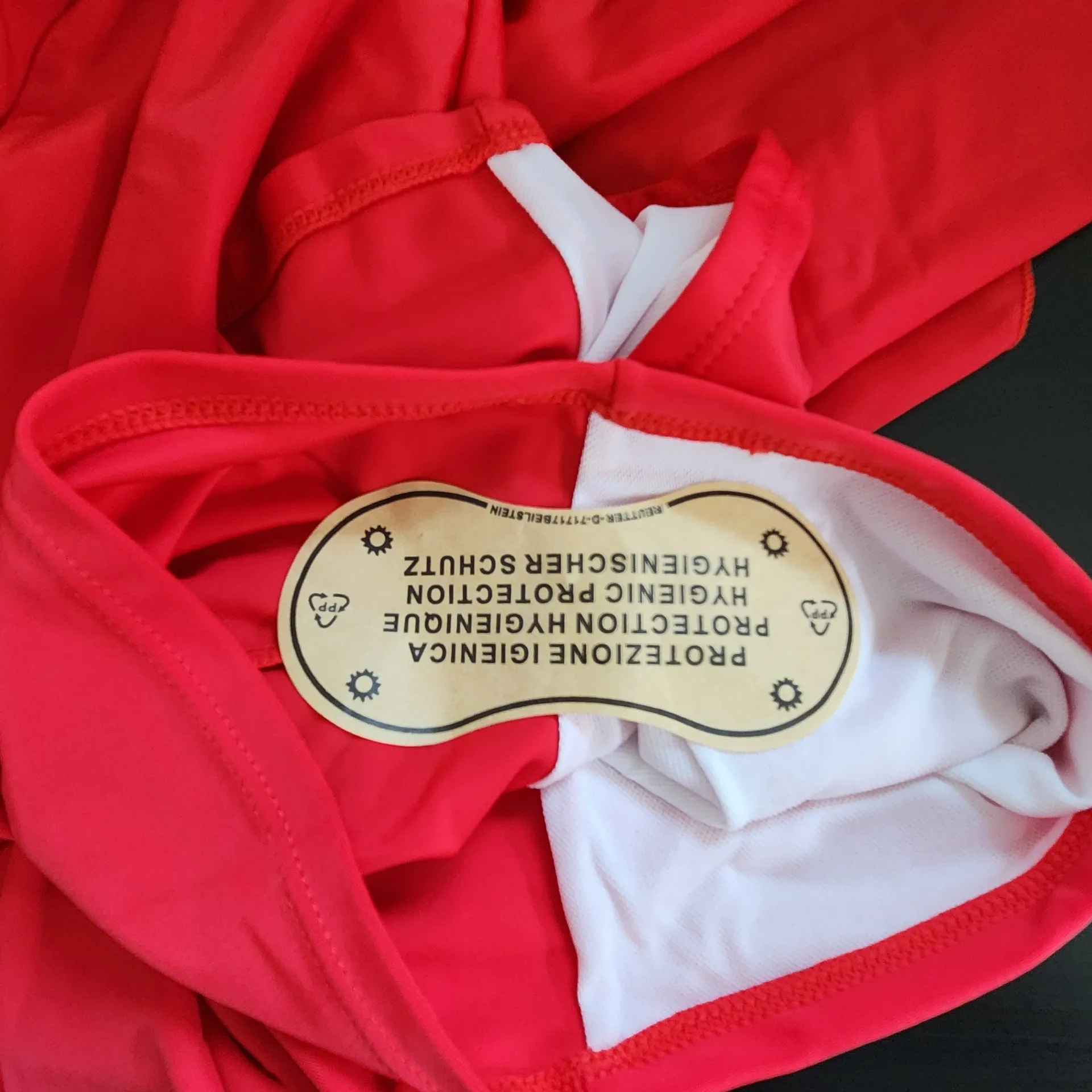 Red Halter Swim Dress NWOT Size XXL Red Swim Dress with Attached Shorts - Image 8