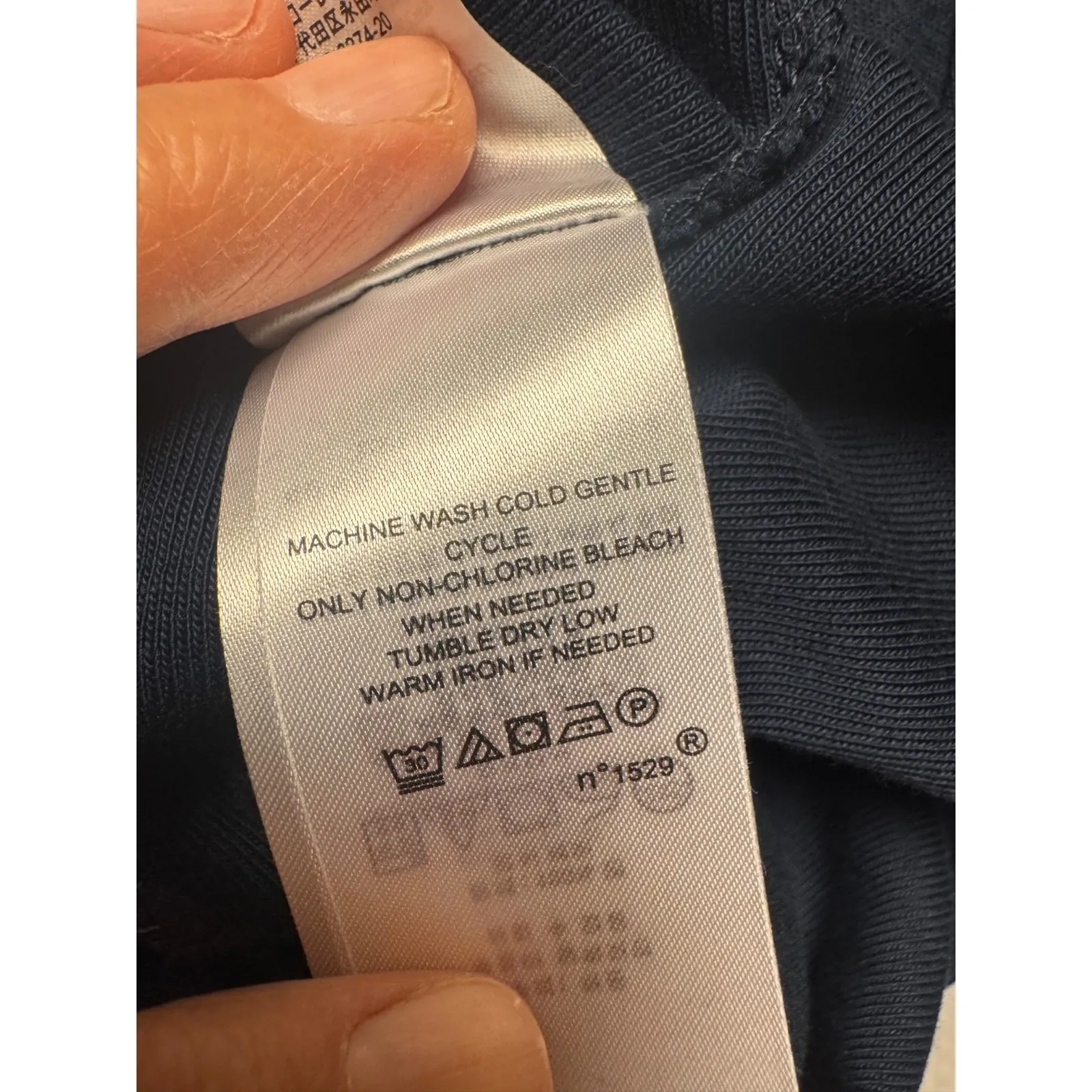 Lauren Ralph Lauren Tunic Top Blouse Womens Large Suede Trim Neck Black - L - Image 12