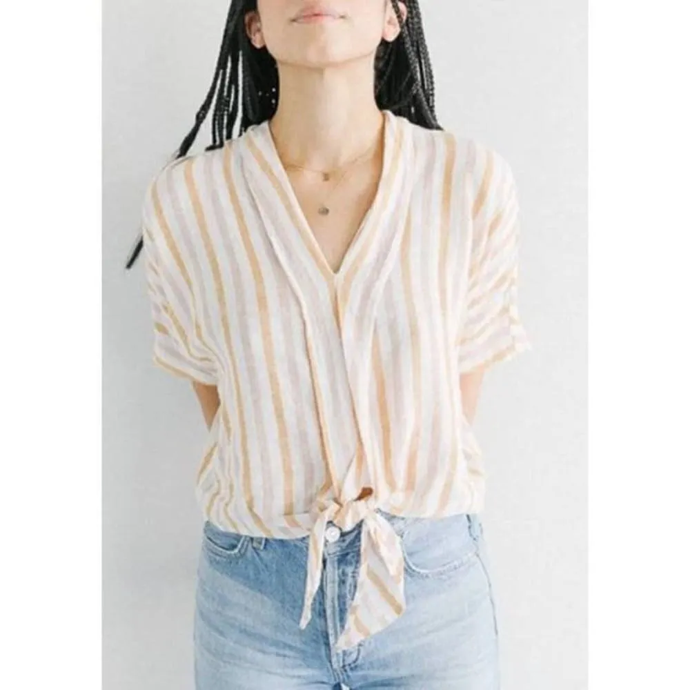 NWT Rails June Amber Stripe Blouse Top Sz. XS - Image 2