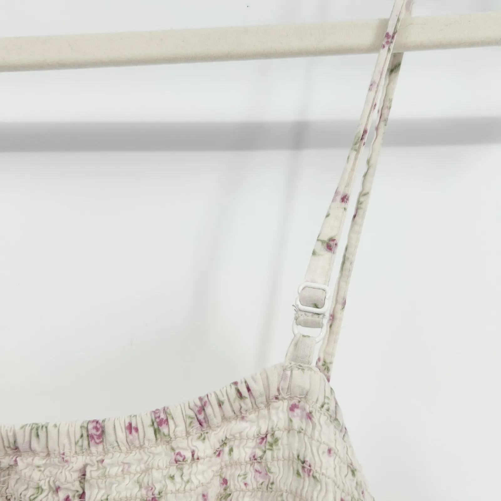 Rachel Ashwell Womens Shabby Chic Ditsy Floral Cottagecore Eyelet Lace Dress L - Image 8