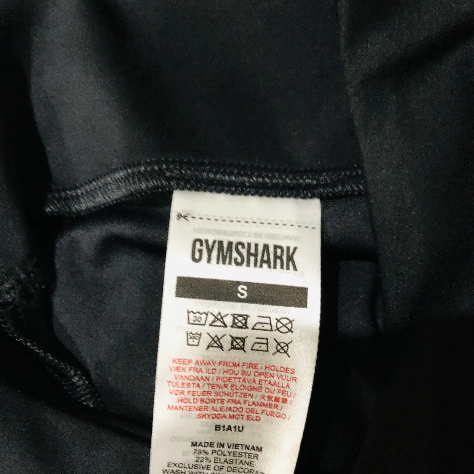 Brand New Gymshark Training Cropped Legging Black For Women Size Small‎ - Image 3