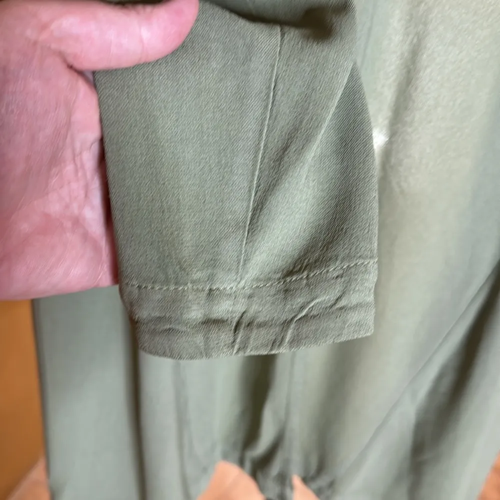 Transit Par Such Sage Green Outerwear Long Cardigan Size 2 - Image 7