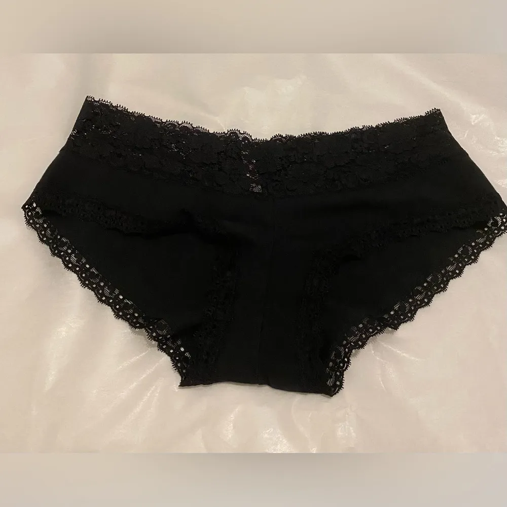 Victoria’s Secret Pink Black Low Rise Boy Short Size M New Without Tag - Image 5