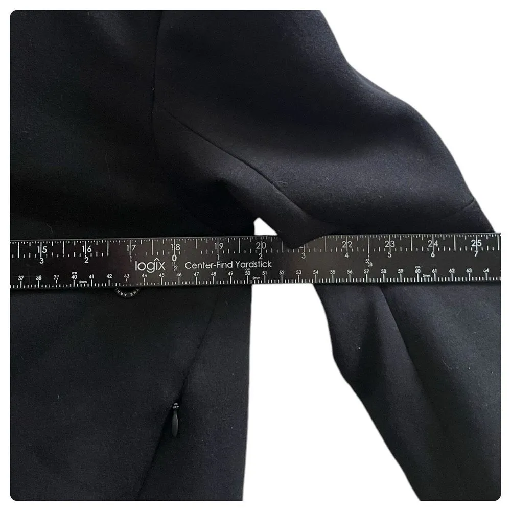 The Arrivals Black Pocket Mock Neck Pullover Sweater Top Oversized Size XXS - Image 9