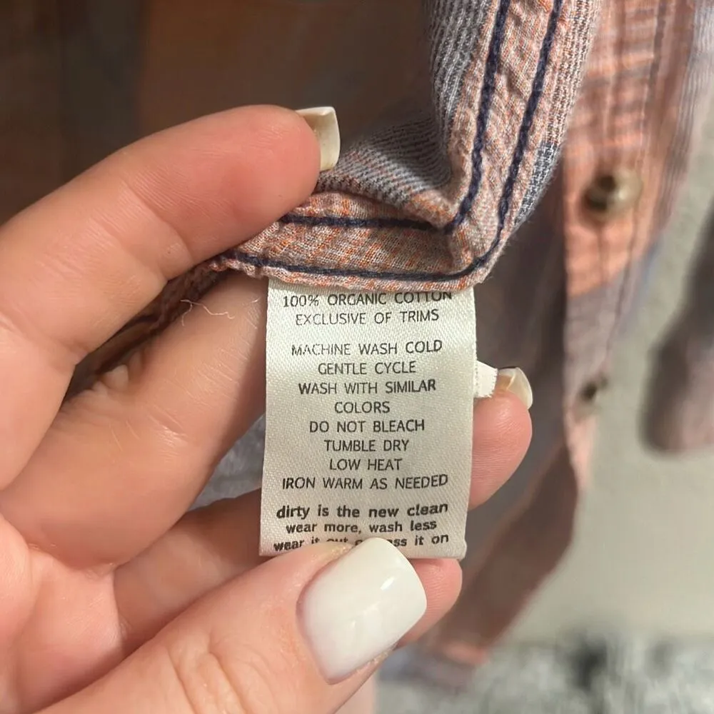 ✨Toad&Co Airbrush Deco Sz XS Pink Shirt - Image 6