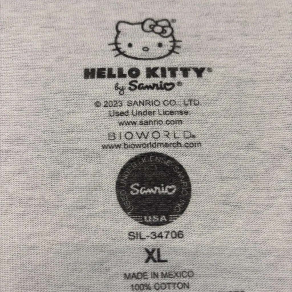 Hello Kitty Spooky Pumpkin Patch Sanrio Kawaii T-Shirt XL - Image 4