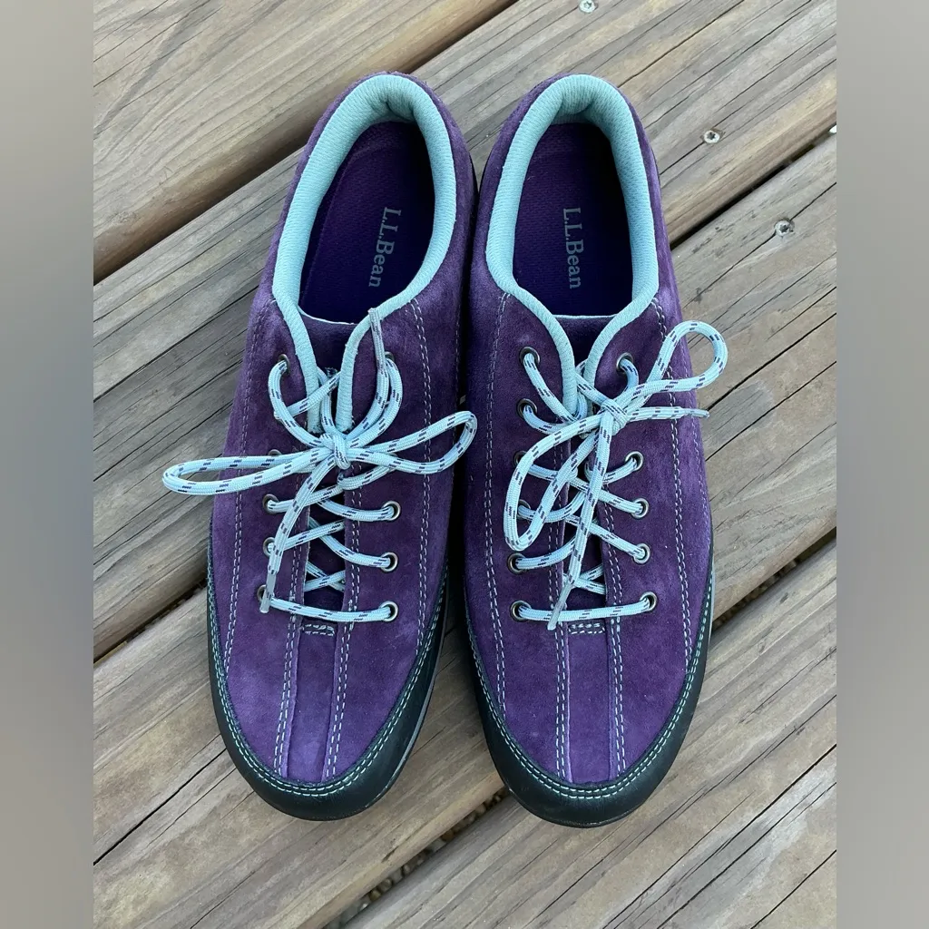 Pretty L.L.BEAN suede leather shoes 💜💜 - Image 8