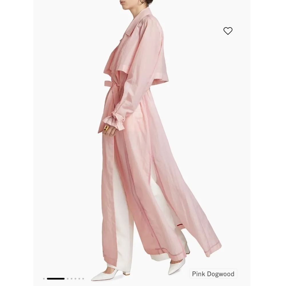 NEW Derek Lam 10 Crosby Lexis Trench Coat Pink Dogwood - Image 4