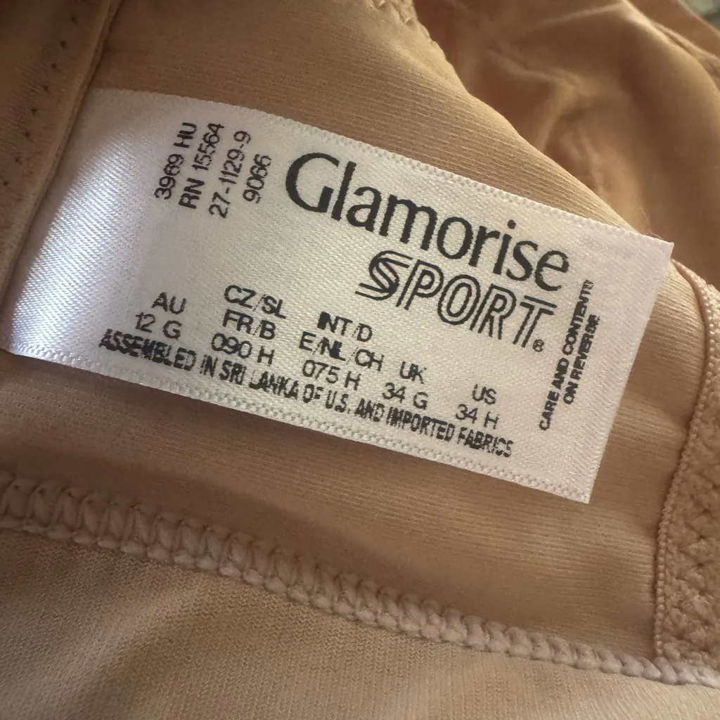 Glamorise Soft Pink Comfort Bra Size undefined - Image 4