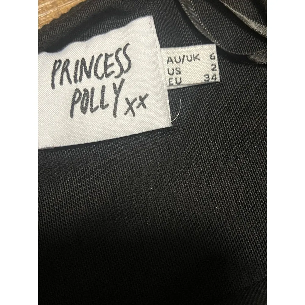 NEW Princess Polly halter neck one shoulder cut out top - Image 2