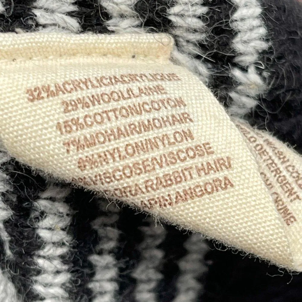 Free People Rolla Costa Cardigan Sweater Duster Southwestern Angora Wool Mohair - Image 11