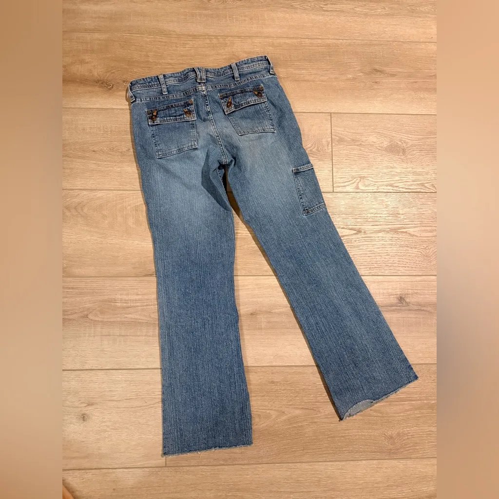 LEI Y2K Low Rise Vintage Flare Jeans Size 13 Women's Blue Jeans - Image 5