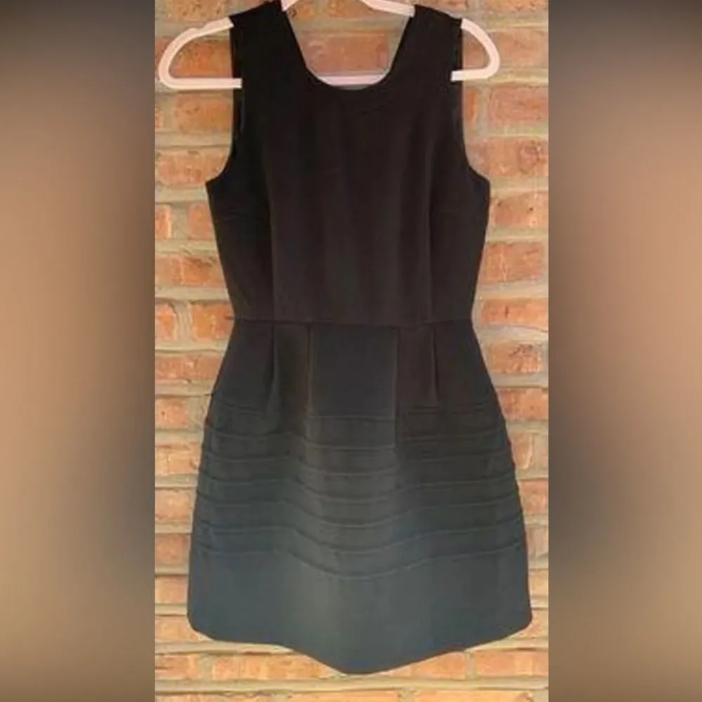 Madewell fit and flare black dress 2 - Image 3