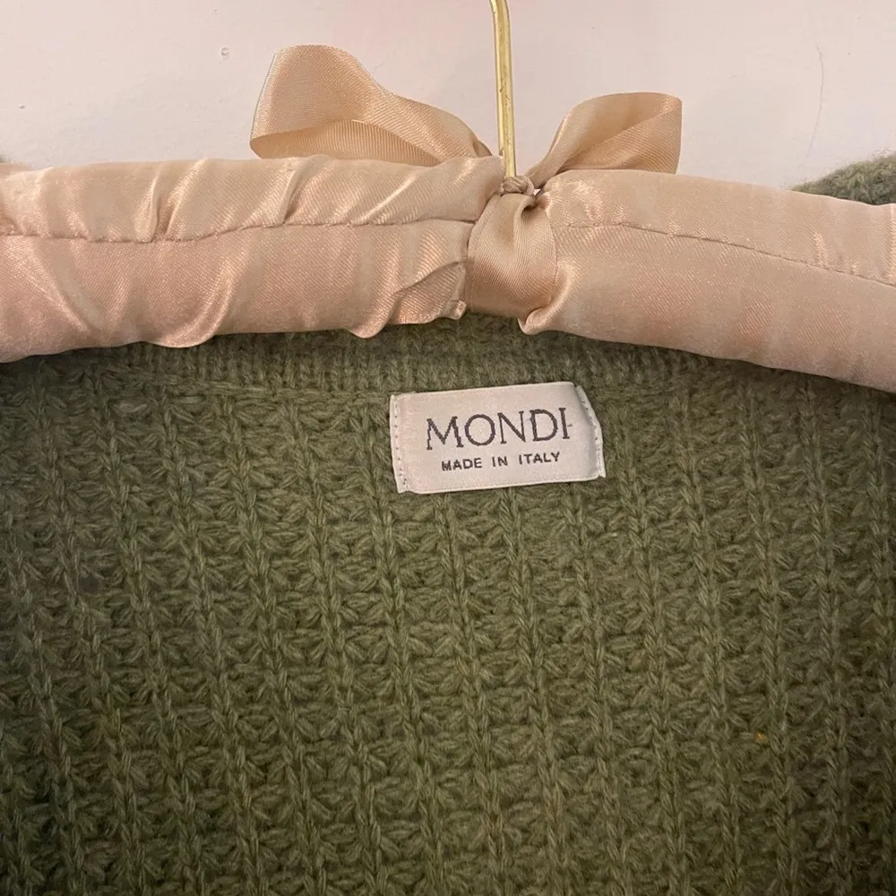 MONDI (made in Italy) beautiful green cardigan sweater size S/M - Image 2