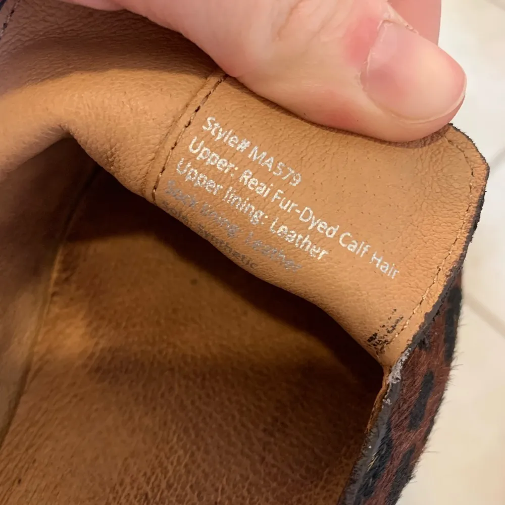 Madewell | Frances Skimmer calf hair animal print flats - Image 6