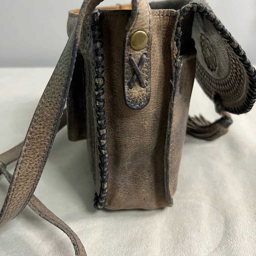 🔥 Patricia Nash Tooled Leather Crossbody Messenger – Handcrafted Vintage - Image 12