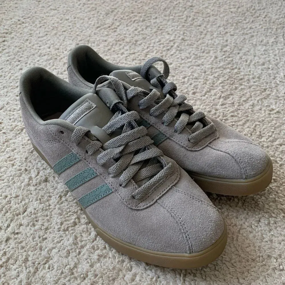 Adidas Old School Ortholite Cloud Suede Sneakers Brown Gray Gum Sole Size 8 - Image 6