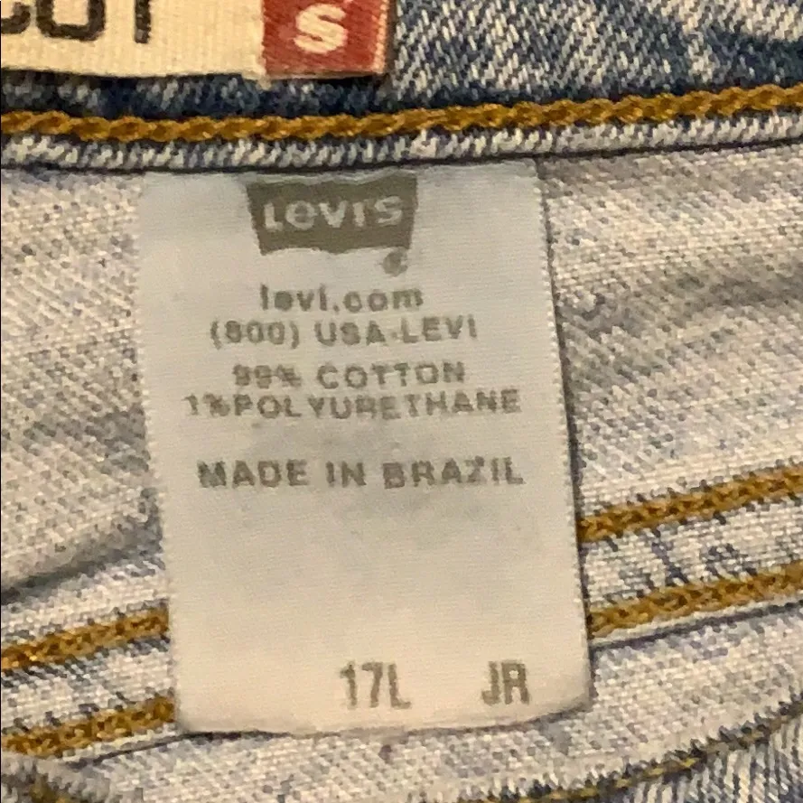 Size 17L Levi’s super low Boot Cut - Image 3