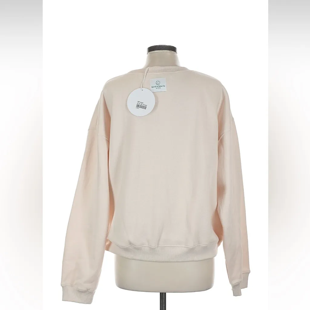 Princess Polly NWT  Light Pink Sweatshirt Size - Image 2