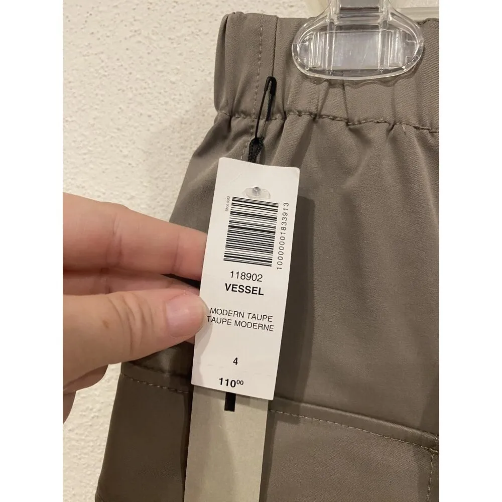 The Group Babaton Vessel Skirt Womens 4 Modern Taupe Cargo Pockets Utility New - Image 2