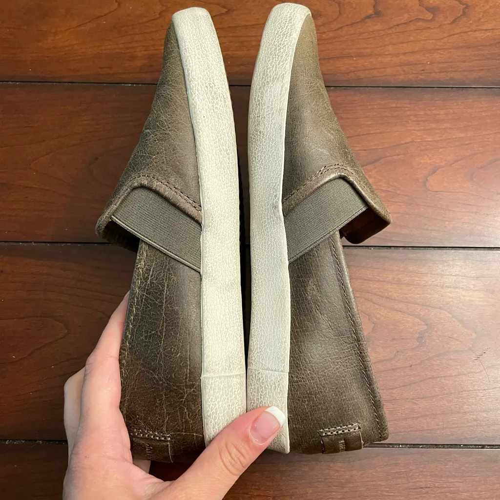 Frye  Dylan Leather Slip Ons‎ - Image 3