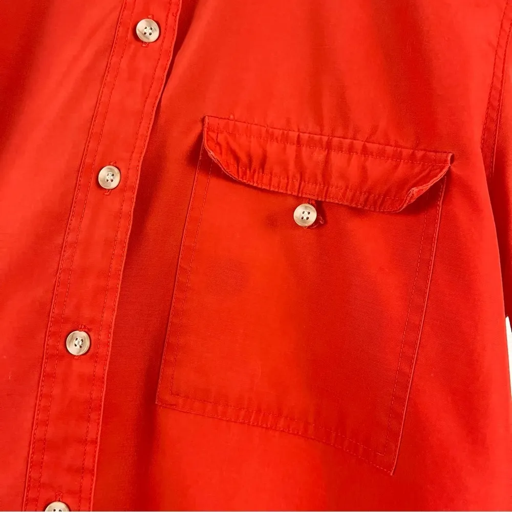 Liz Claiborne Size 8 Outdoor Hiking Button Down Shirt Safari Vibrant Breathable - Image 4