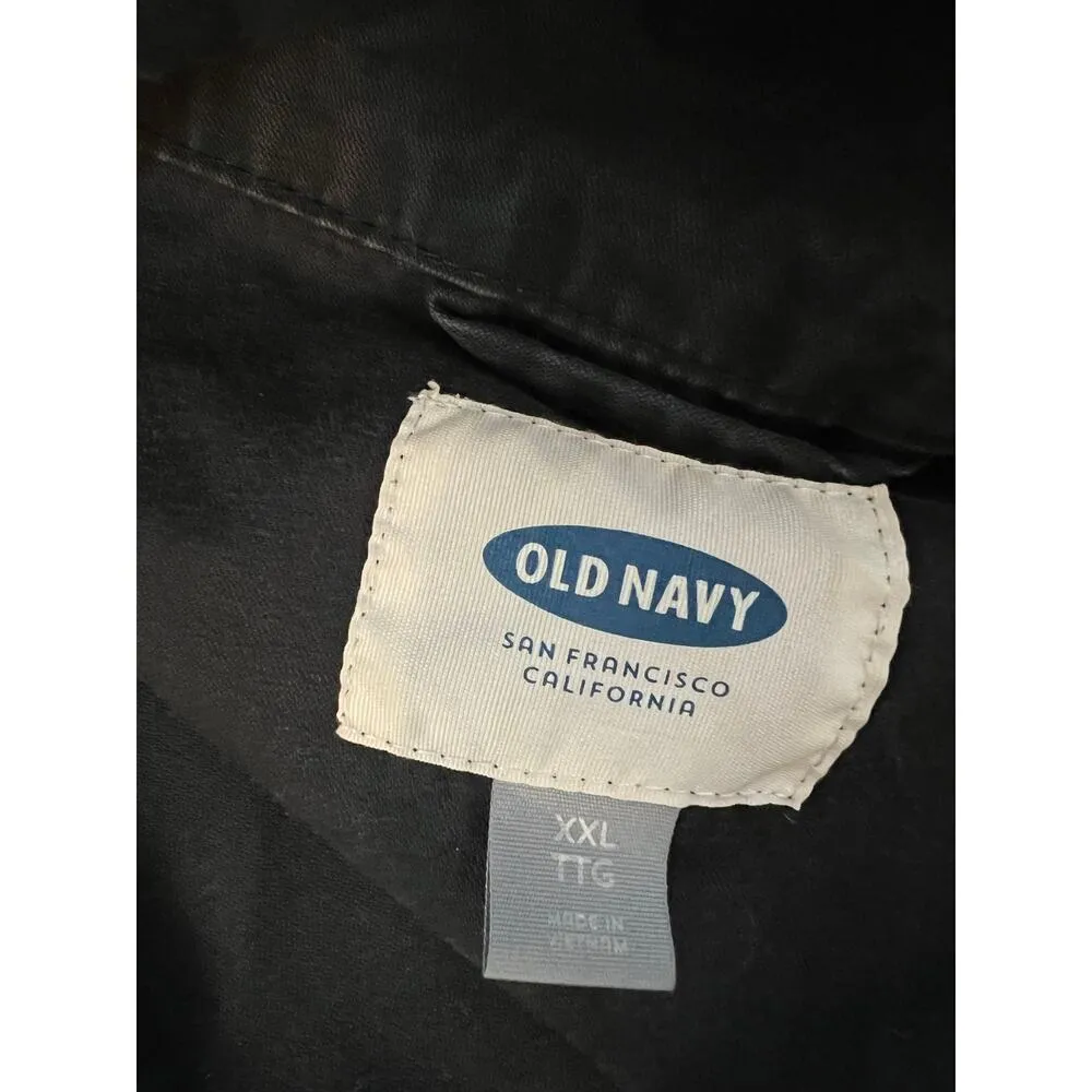 Old navy navy blue utility jacket coat casual neutral gorpcore preppy - Image 5