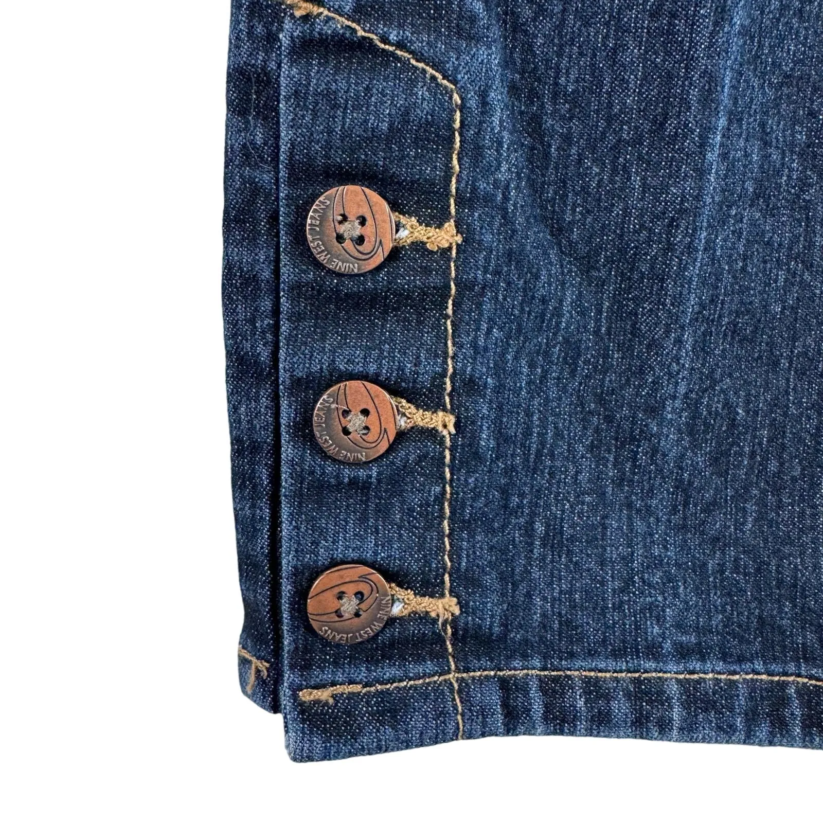 Nine West‎ Dark Wash Cropped Jeans 8 - Image 3