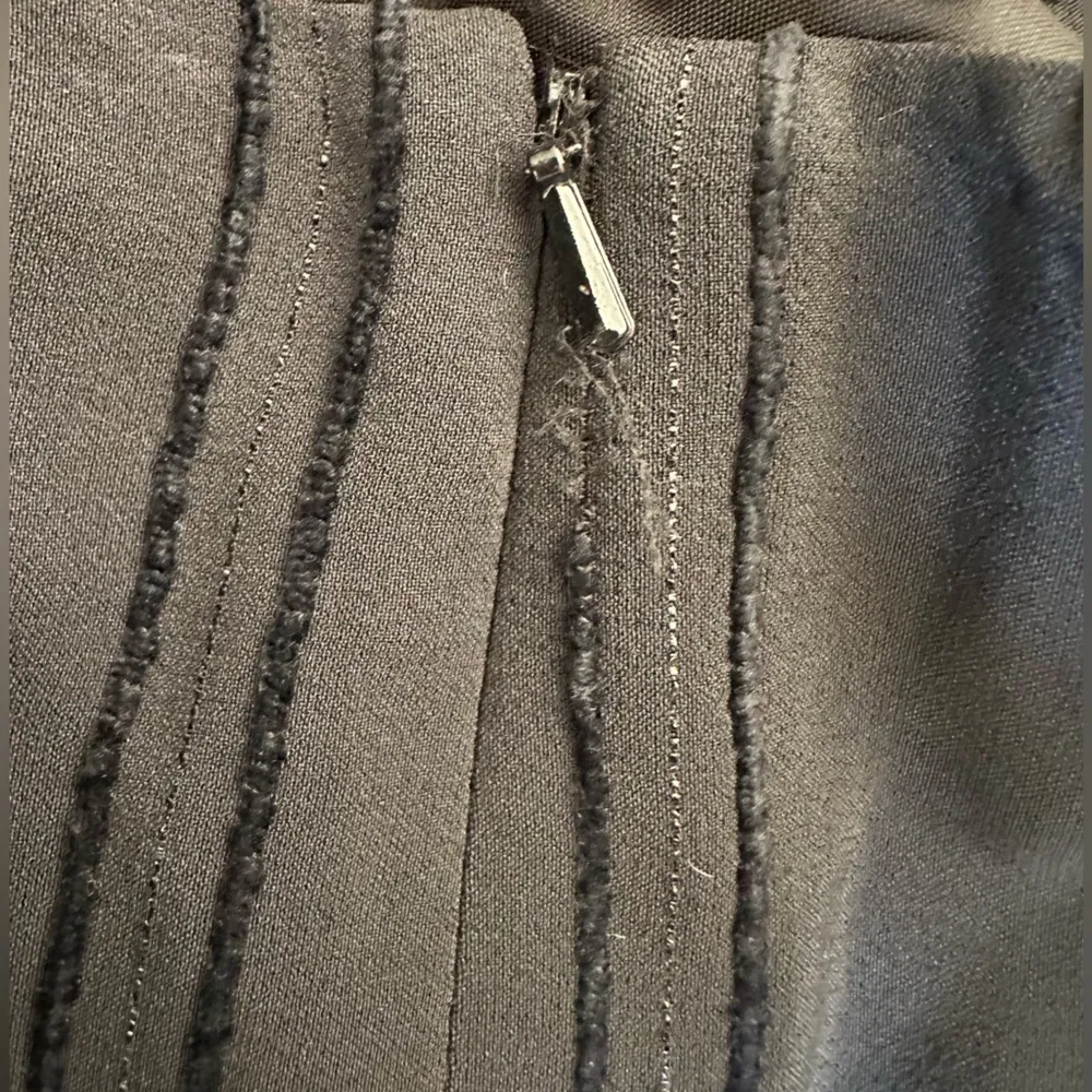 Vintage Juliana Collezione Womens Size 2 Wide Leg Black Pants Goth Grunge - Image 7