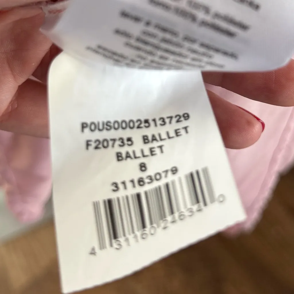 David’s Bridal Bridesmaids Chiffon Tank A-Line Pink Dress Size 8 - Image 6