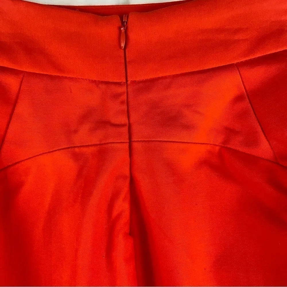 Grace Elements Orange Straight Pencil Skirt Women’s Size 8 - Image 6