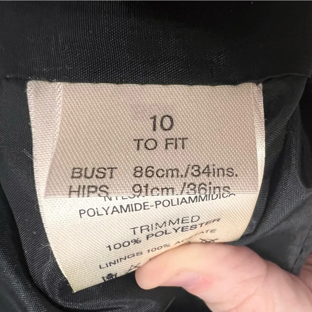 VTG Jaeger Patterned Glitter Blazer with Gold Buttons size 10 - Image 10