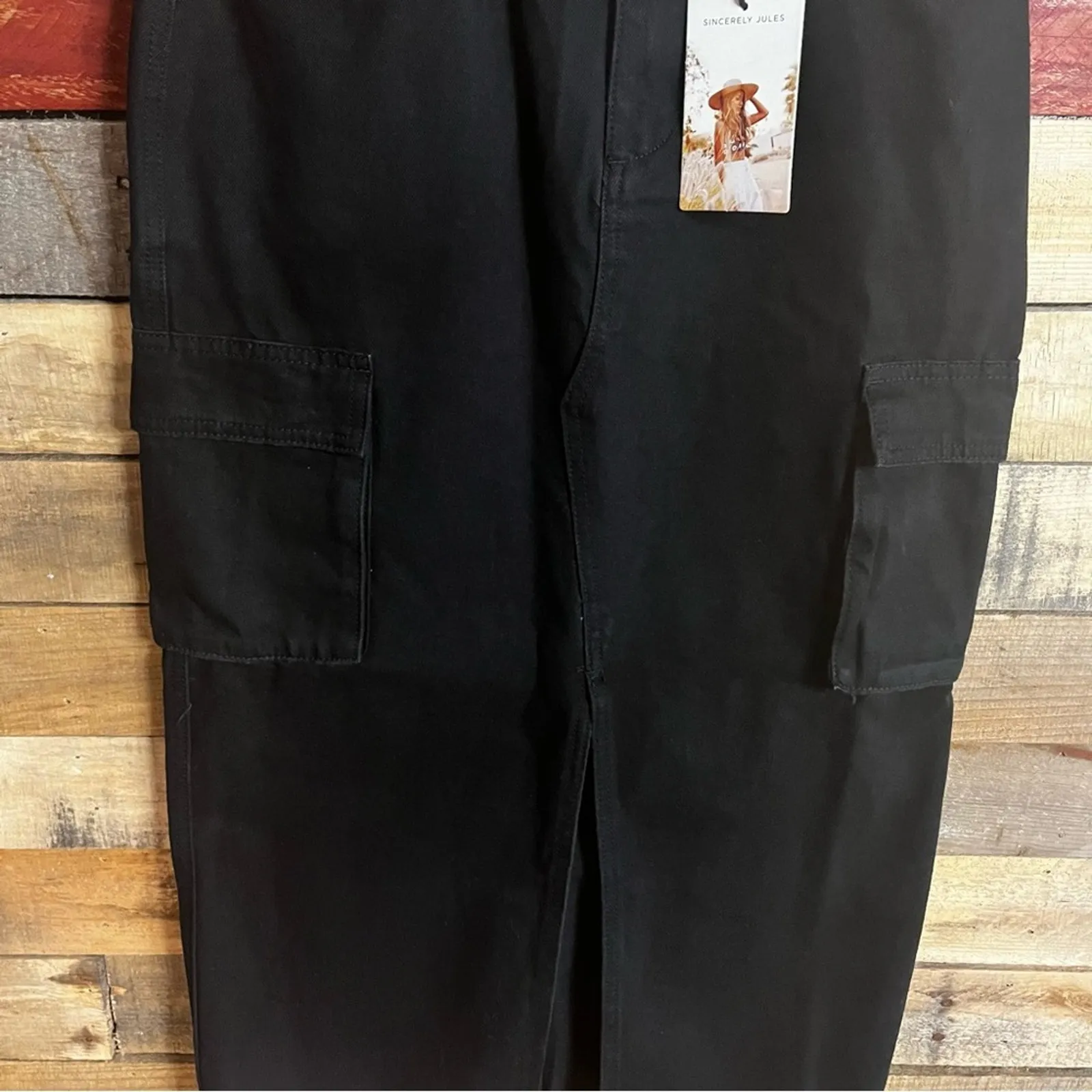 Sincerely‎ Jules Black High Slit Maxi Skirt Size 5/26 - Image 5