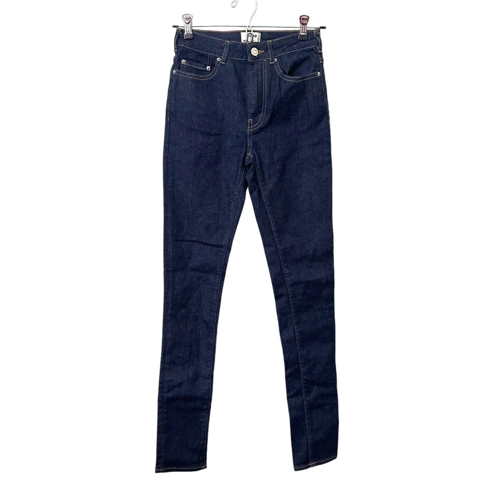 ACNE STUDIOS Pin Raw Reform Dark Indigo Sz‎ 26/32 - Image 2