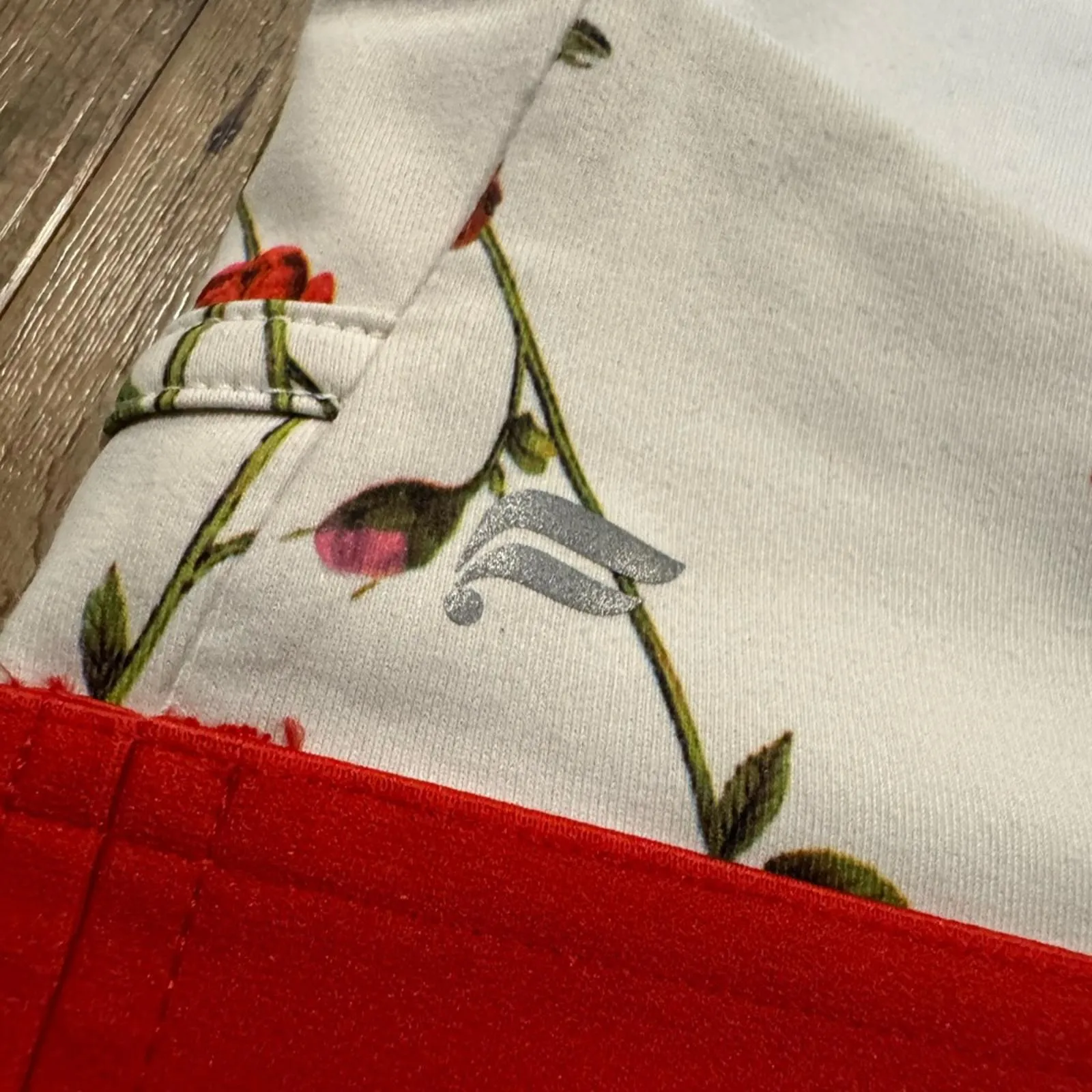 Fabletics All Day Every Day Bra Trellis/Red Apple/Coconut XS - Image 4