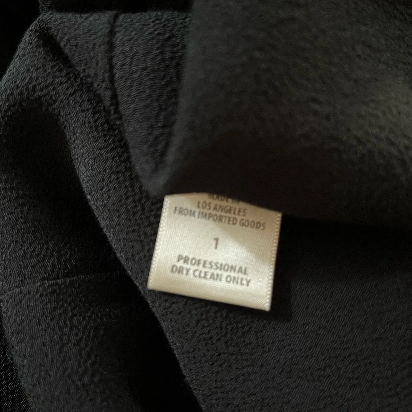 Stone Cold Fox Revolve Stratus Black Deep V Cutouts Long Sleeve Blouse size 1 - Image 7