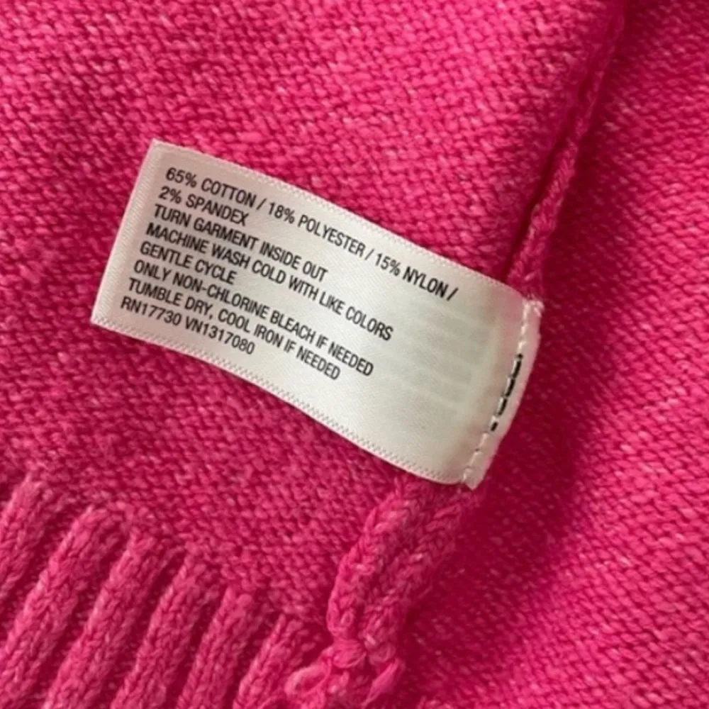 Wild Fable Pink Cropped Button Front Cardigan Sweater XS Y2K Boxy Preppy Swiftie - Image 4