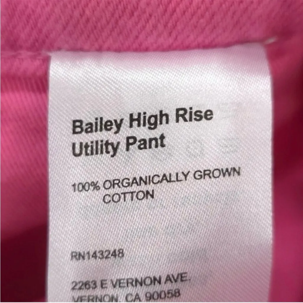 Reformation Bailey high rise utility‎ pants Sz 23 - Image 7